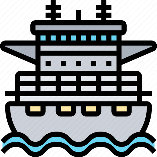 Ship, container, export, logistic, vessel icon - Download on Iconfinder