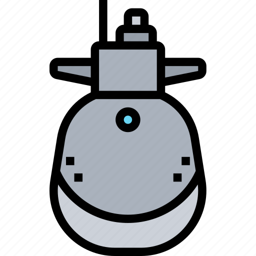 Submarine, underwater, ship, military, exploration icon - Download on Iconfinder