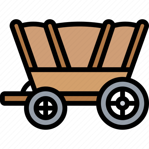 Conestoga, wagon, carriage, transportation, vintage icon - Download on Iconfinder