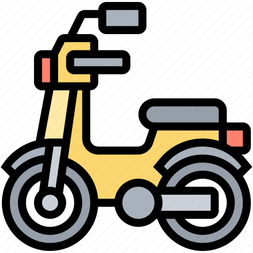 Motorcycle, scooter, vehicle, transportation, ride icon - Download on Iconfinder