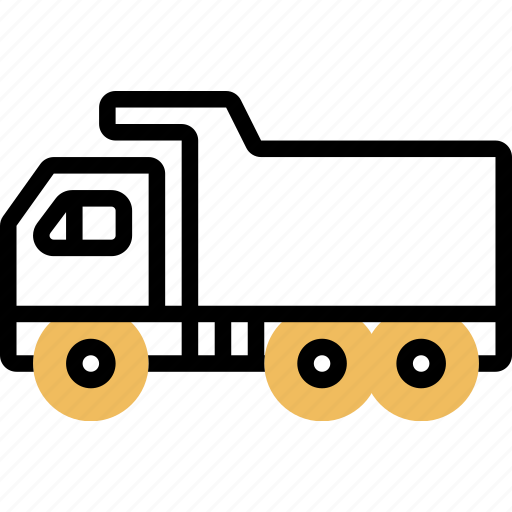 Dump, truck, loader, construction, transport icon - Download on Iconfinder
