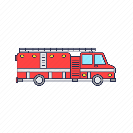 Emergency, fire, rescue, truck, vehicle icon - Download on Iconfinder