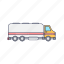 tanker, truck, vehicle, water 