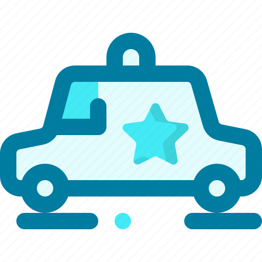 Police, car, vehicle, transportation, automobile, emergency, security icon - Download on Iconfinder