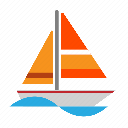Canoe, boat, sail icon - Download on Iconfinder