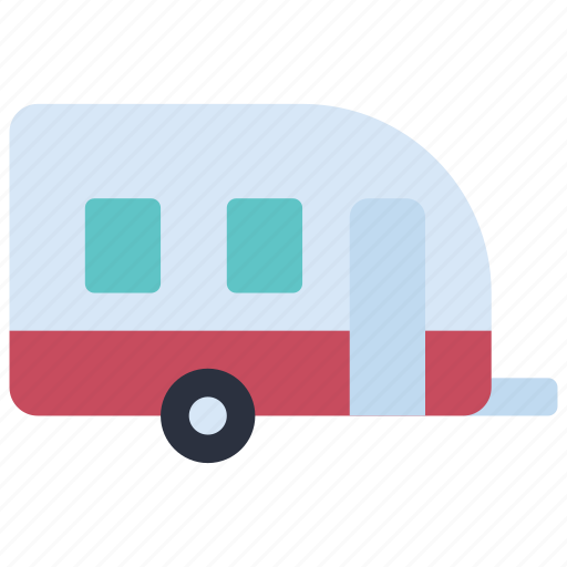 Caravan, transportation, vehicle, camping, campsite icon - Download on Iconfinder
