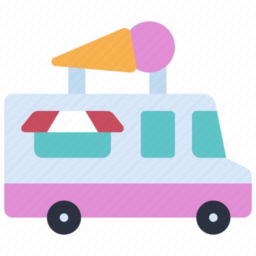 Icecream, truck, transportation, vehicle, lolly, food icon - Download on Iconfinder