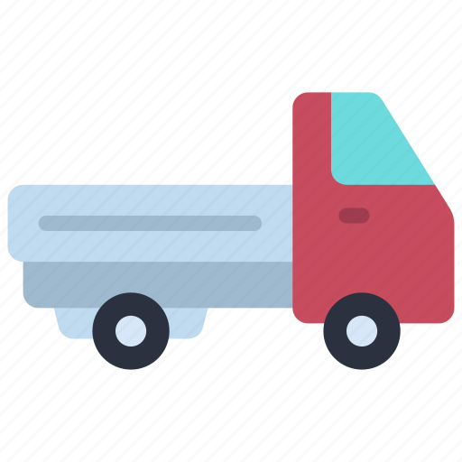 Pickup, truck, transportation, vehicle, transport icon - Download on Iconfinder