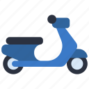 scooter, transportation, vehicle, moped, vespa