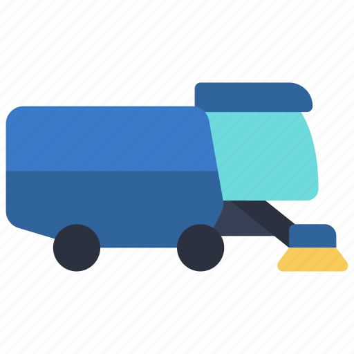 Street, sweeper, vehicle, transportation, cleaner, truck icon - Download on Iconfinder