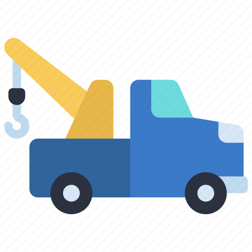 Tow, truck, transportation, vehicle, towing icon - Download on Iconfinder