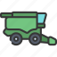combine, harvester, transportation, vehicle, farming, agriculture 