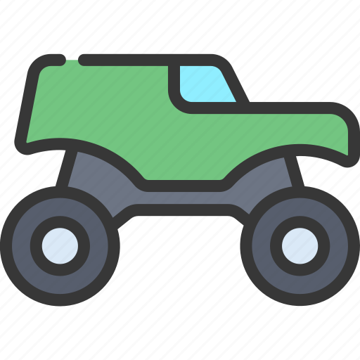 Monster, truck, box, transportation, vehicle, derby, large icon - Download on Iconfinder