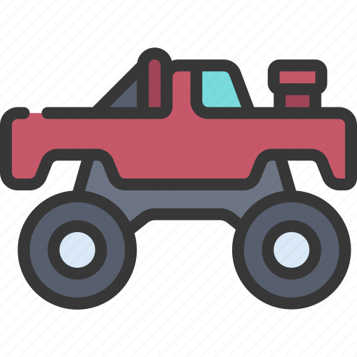 Monster, truck, pickup, transportation, vehicle, derby, large icon - Download on Iconfinder