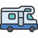 motorhome, transportation, vehicle, camping, campsite 