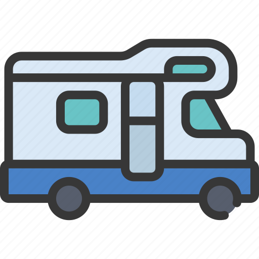 Motorhome, transportation, vehicle, camping, campsite icon - Download on Iconfinder