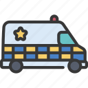 police, van, transportation, vehicle, law, enforcement
