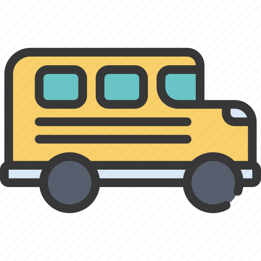 School, bus, transportation, vehicle, education icon - Download on Iconfinder