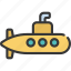 submarine, transportation, vehicle, underwater, sub 