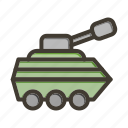 infantry van, gun, weapon, military, vehicles