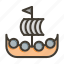 viking ship, boat, sail, sailboat, ship 