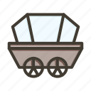 wagon, transport, railroad, cargo, coal
