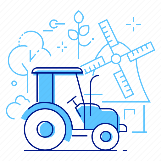 Tractor, farm, machinery, mill icon - Download on Iconfinder