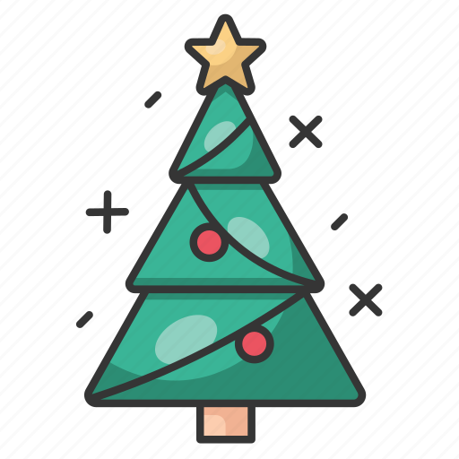 Tree, winter, decoration, holiday, december, christmas icon - Download on Iconfinder