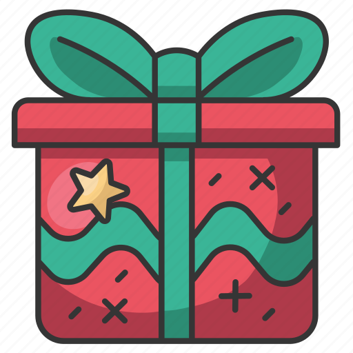 Winter, gift, present, holiday, december, christmas icon - Download on Iconfinder
