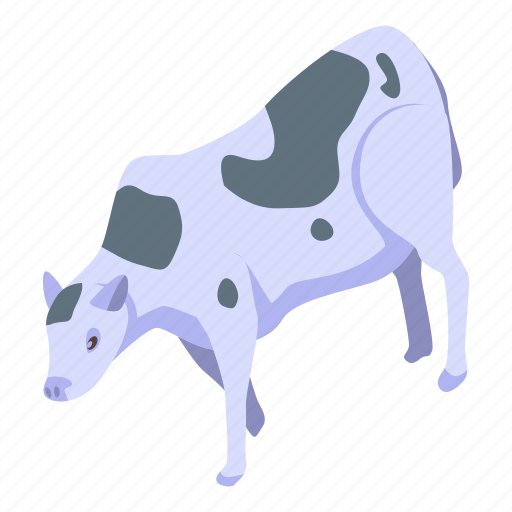 Cartoon, cow, farm, isometric, logo, retro, tattoo icon - Download on Iconfinder