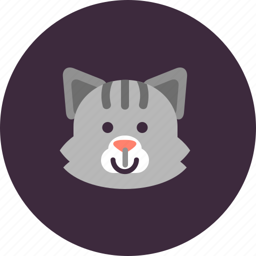 Animal, avatar, cat, cute, smile, veterinary icon - Download on Iconfinder