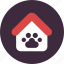 animal, care, dog, house, illustration, veterinary, white 