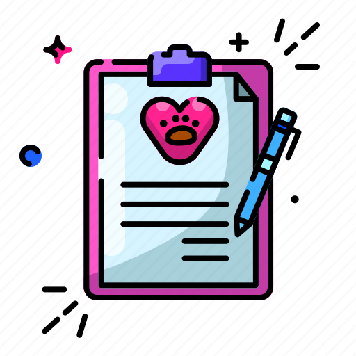 Clipboard, pet, care, note, document, paper, business icon - Download on Iconfinder