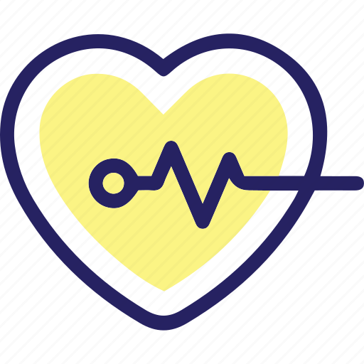 Heartbeat, healthcare, health, lifeline, ecg, heart, pulse icon - Download on Iconfinder