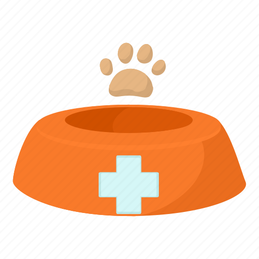 Bowl, cartoon, dish, dog, dog bowl, food, pet icon - Download on Iconfinder