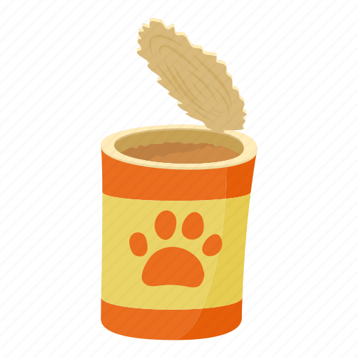 Can, cartoon, dog, dog can, food, meal, pet icon - Download on Iconfinder
