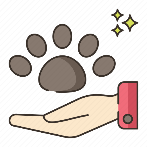 Adoption, animal, hand, pet icon - Download on Iconfinder