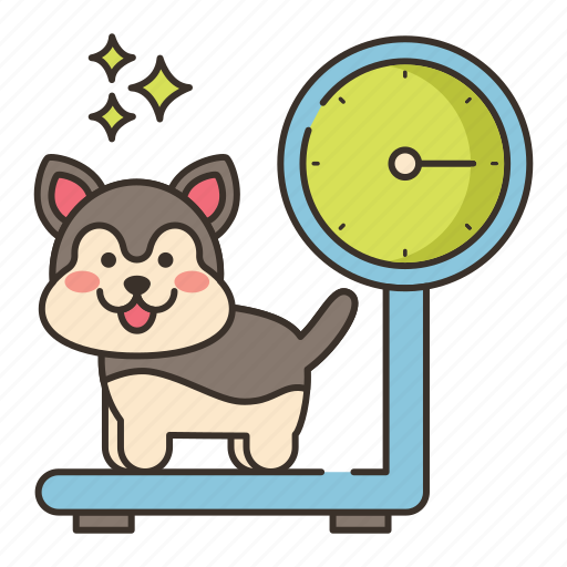 Dog, pet, scale, weight icon - Download on Iconfinder