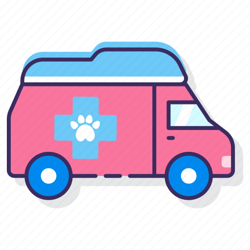 Ambulance, mobile, vehicle, vet icon - Download on Iconfinder