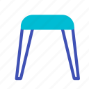 chair, furniture, interior, seat, stool, taboret