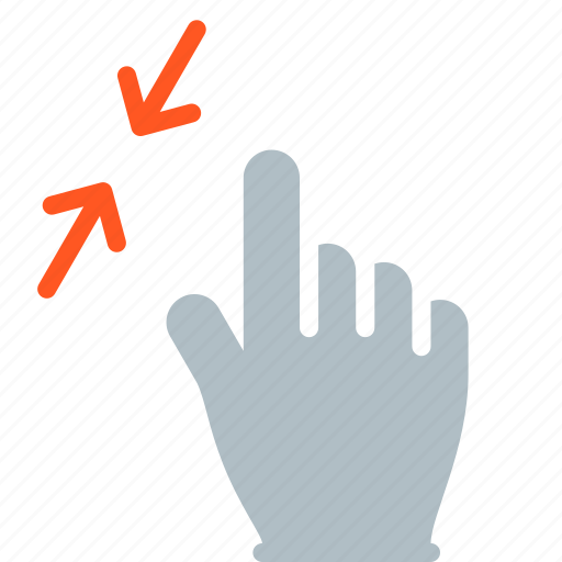 Finger, gesture, hand, pinch, touch icon - Download on Iconfinder