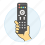 smart, video, remote, modern, control, tv 
