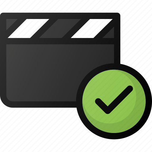Check, clip, movie, video, film icon - Download on Iconfinder