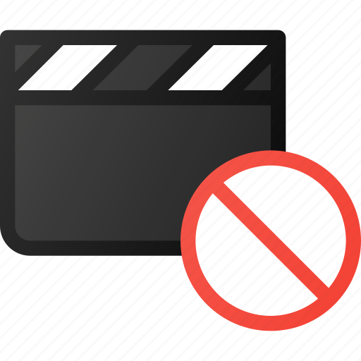 Disable, clip, movie, video, film icon - Download on Iconfinder