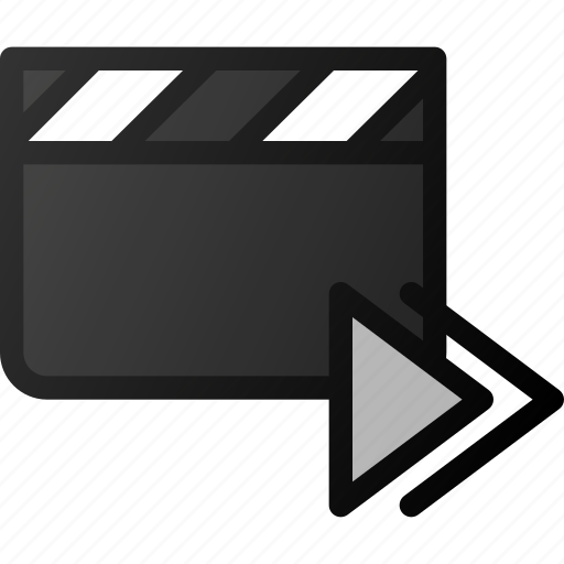 Forward, clip, movie, video, film icon - Download on Iconfinder