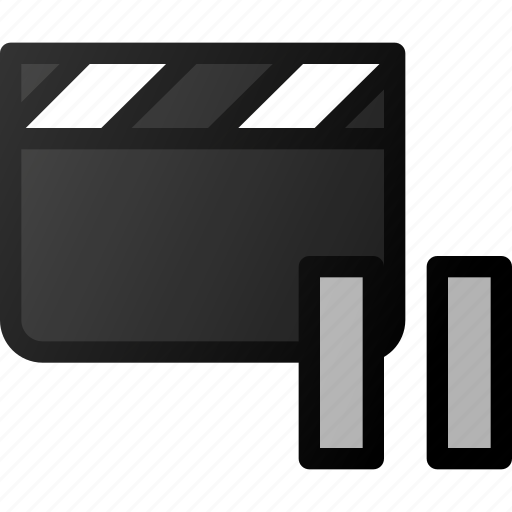 Pause, clip, movie, video, film icon - Download on Iconfinder