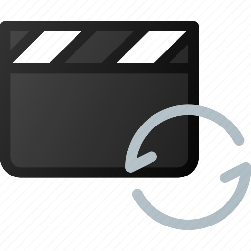 Replay, clip, movie, video, film icon - Download on Iconfinder