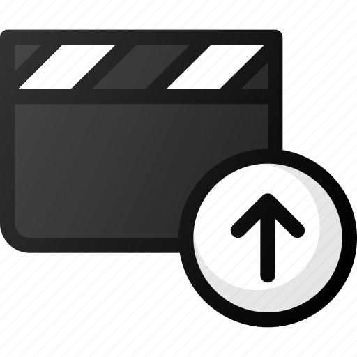 Upload, clip, movie, video, film icon - Download on Iconfinder