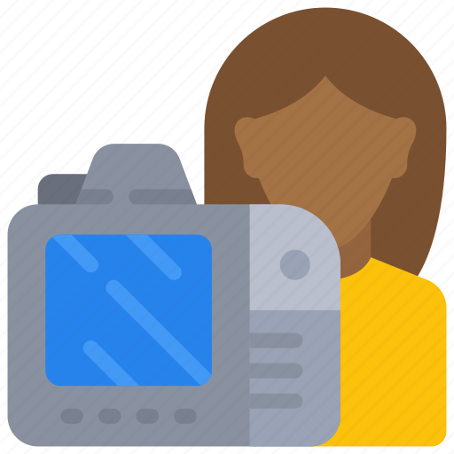 Female, vlogger, person, avatar, user, woman, vlog icon - Download on Iconfinder