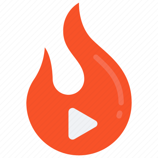 Trending, video, vlog, vlogging, on, trend, fire icon - Download on Iconfinder